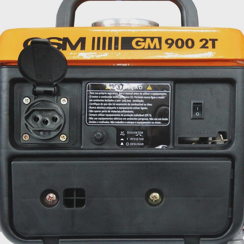 Gerador de Energia Portátil á Gasolina Gm 900 2t 63cc 110v - Csm